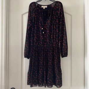 Michael Kors Eden Rose Floral Mini Dress